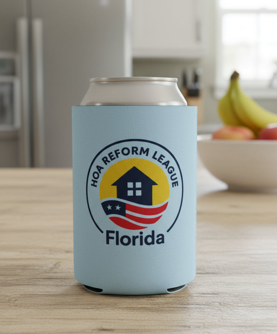 šŗ HOA Reform League Florida Can Koozie