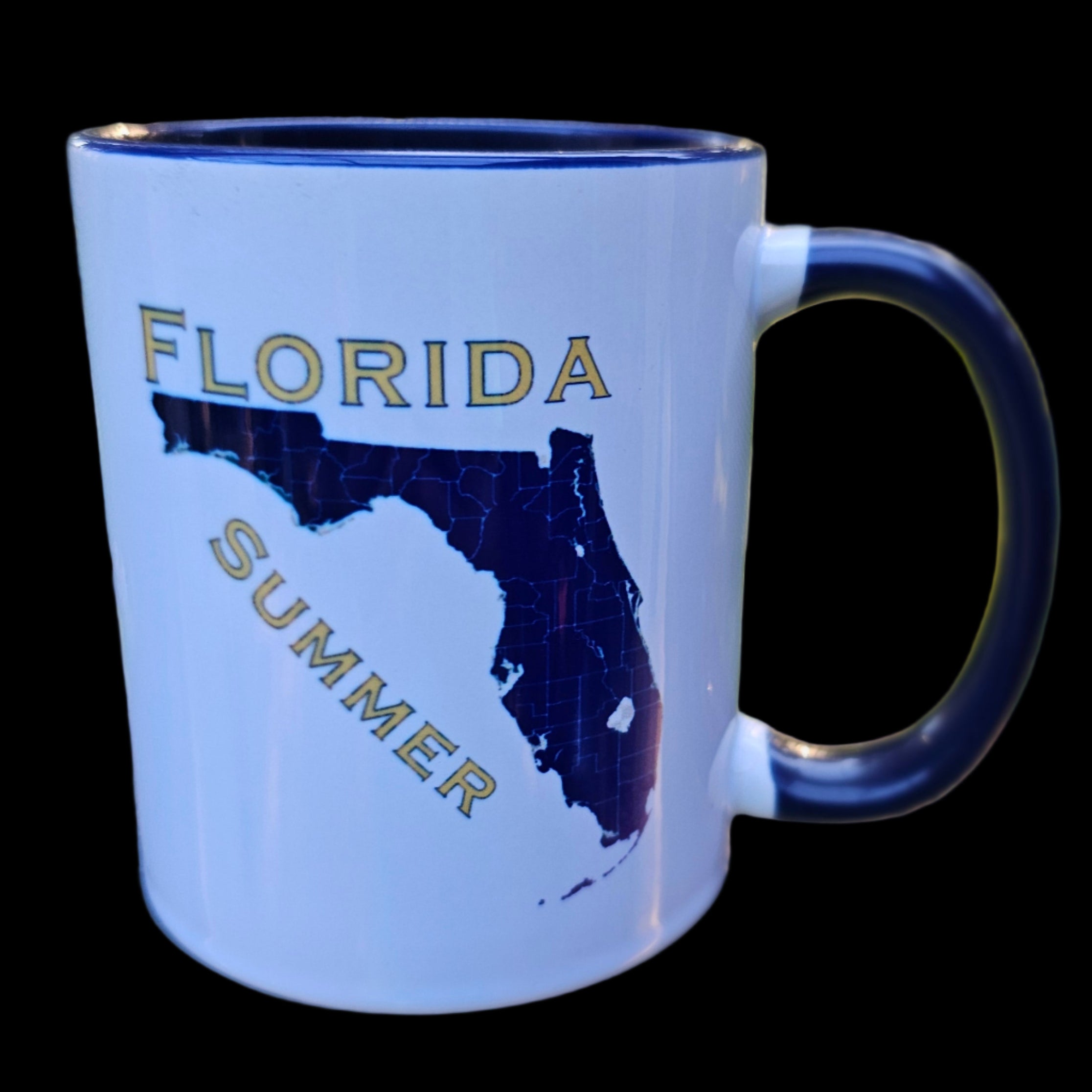 Florida Summer 11 oz Mug - Sunny with a Chance of Hurricane