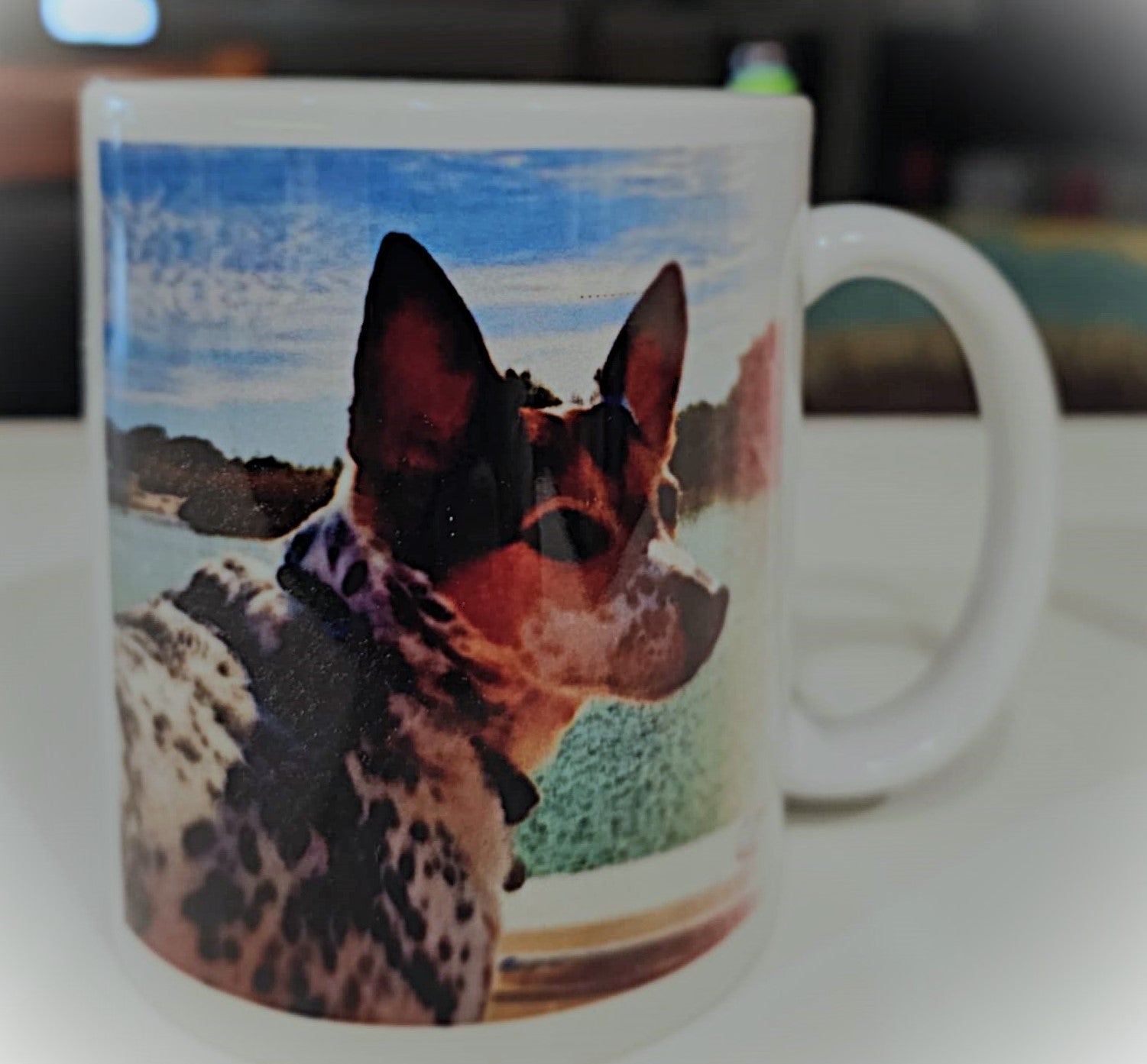 11 oz Jackie Blue mug (customizable)