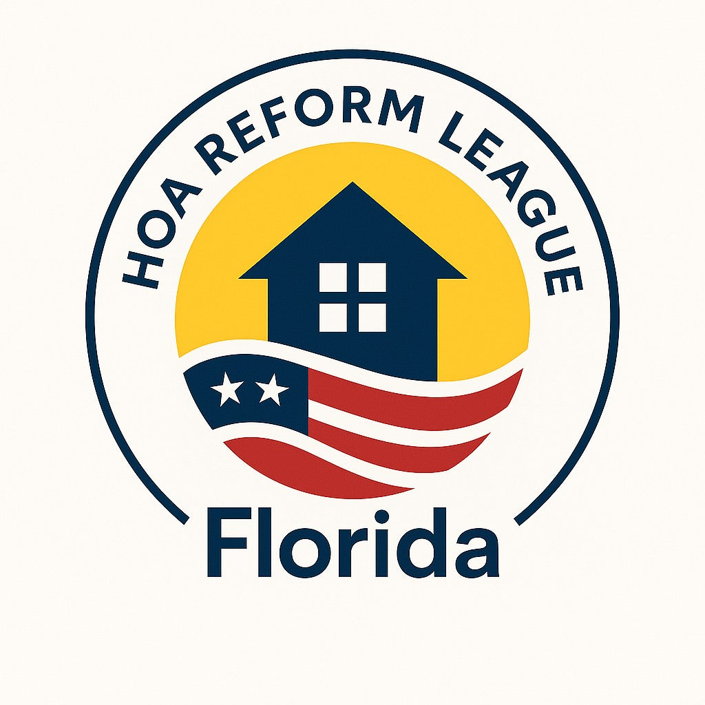 👕 HOA Reform League Florida T-Shirt